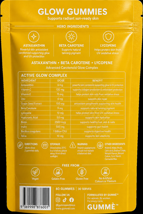 GUMMÉ Glow Gummies – Pineapple Mango