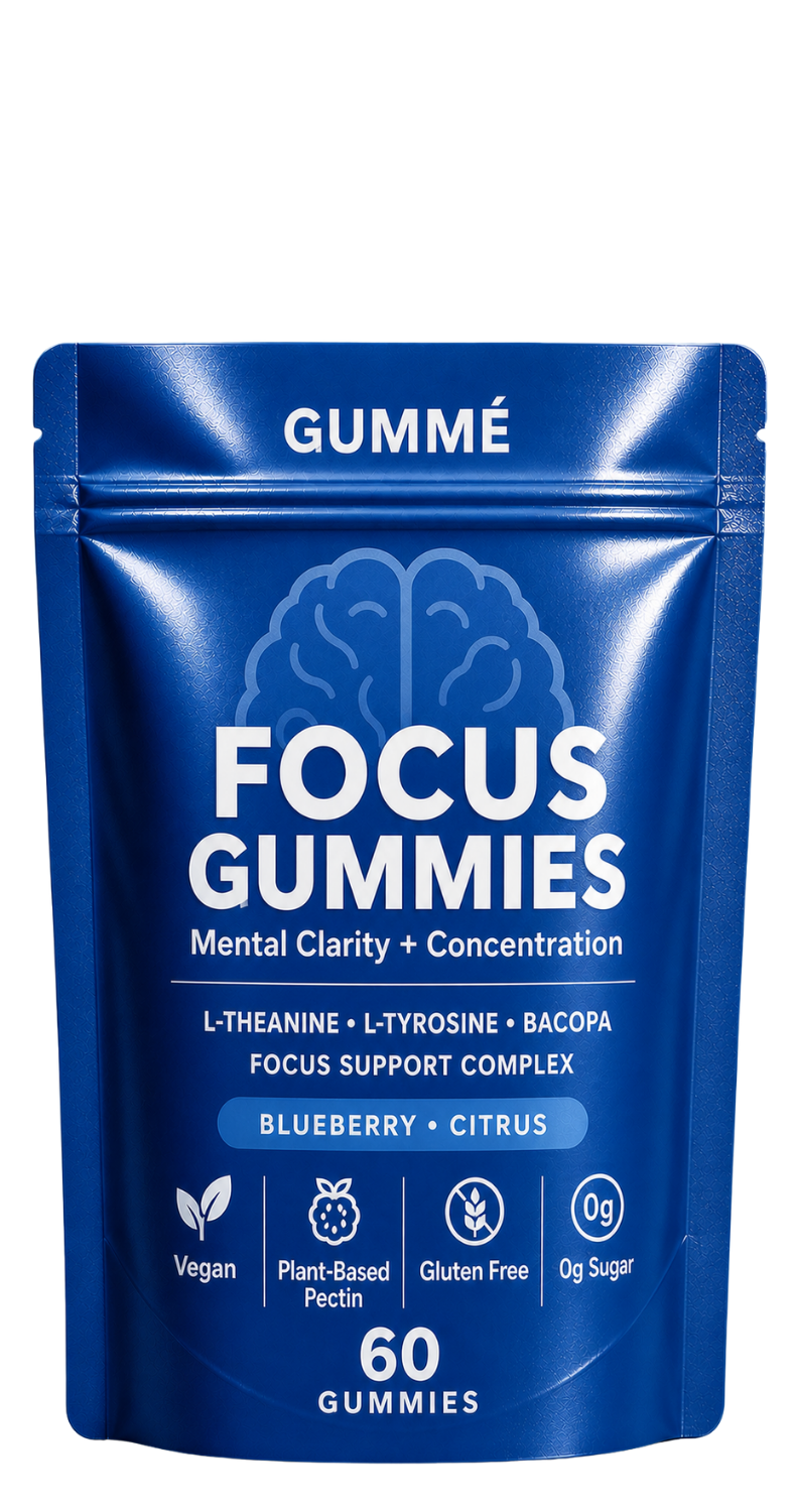 GUMMÉ Focus Gummies – Blueberry Citrus
