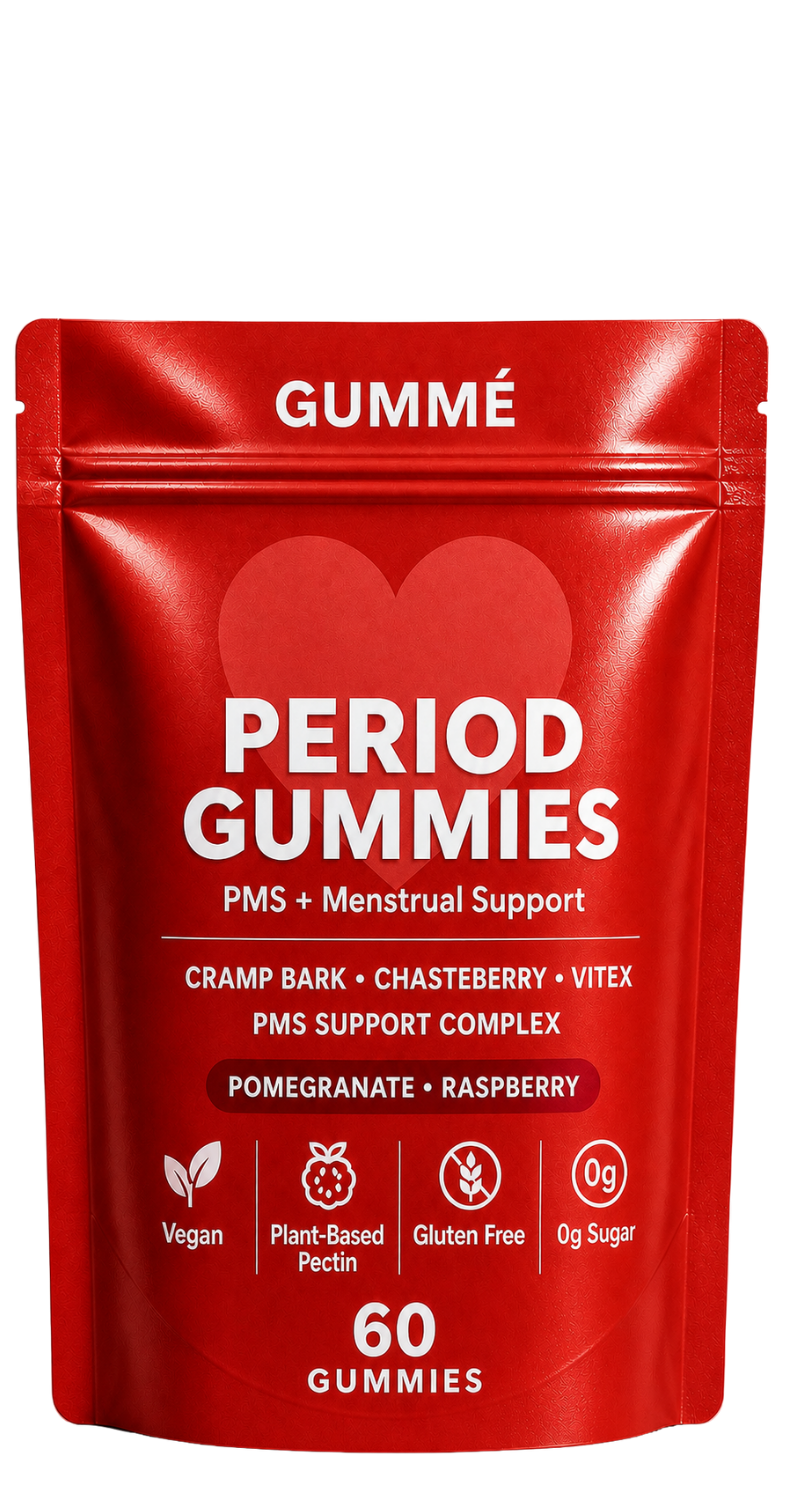 GUMMÉ Period Gummies – Pomegranate Raspberry